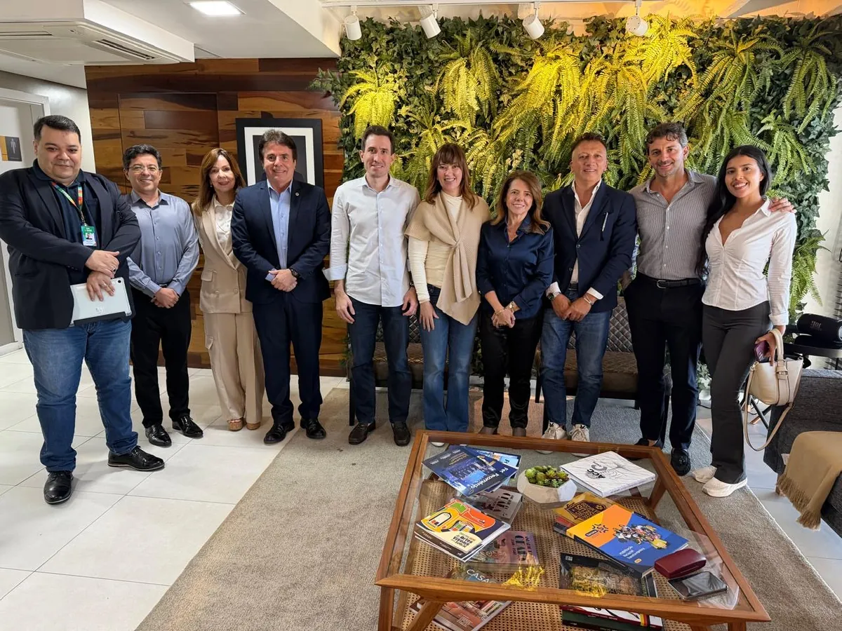 Delegazione italiana e partner brasiliani al termine di un incontro